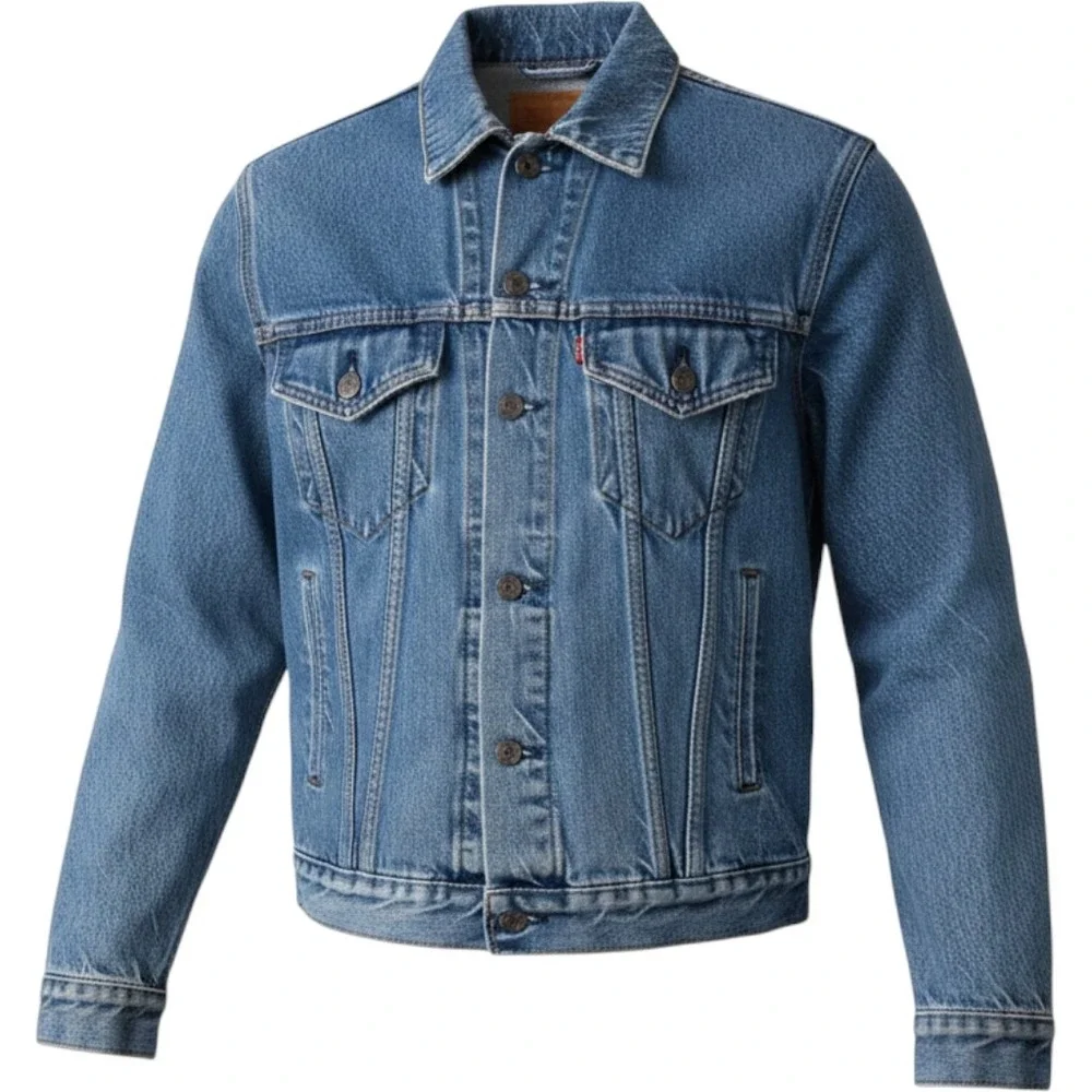 Levis Type 3 Jacket Mens 36R‎ Blue Good Vintage 70506-0214 Denim Trucker USA